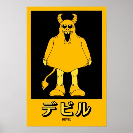 Halloween Devil Poster (Vorne)