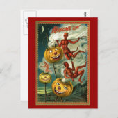 Halloween Devils & JOLs Postkarte (Vorne/Hinten)