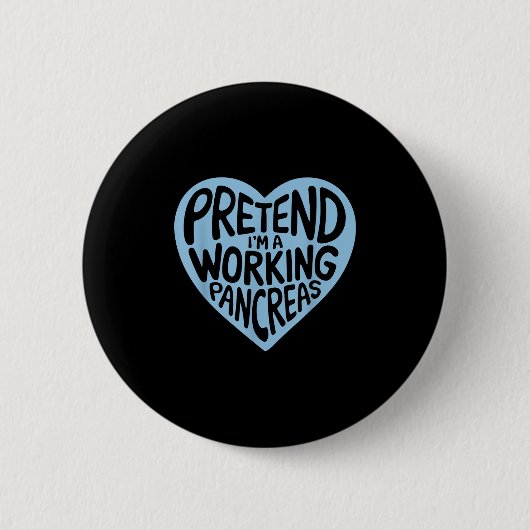 Halloween Diabetes Button (Vorderseite)