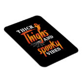 Halloween dicker Oberschenkel und Spooky Vibes Magnet (Rechte Seite)