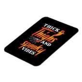 Halloween dicker Oberschenkel und Spooky Vibes Magnet (Linke Seite)