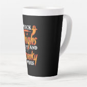 Halloween dicker Oberschenkel und Spooky Vibes Milchtasse (Rechte Ecke)