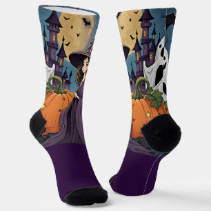 Halloween, Die hübsche Hexe und ihre Freunde, Mode Socken