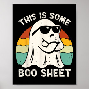 Halloween Dies ist ein Boo-Blatt Poster
