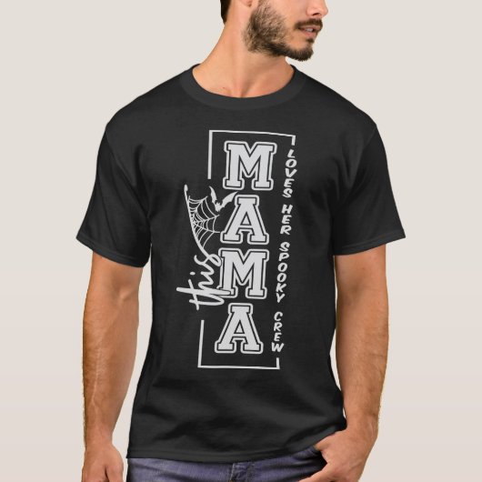 Halloween Diese Mama Liebe ihre spöttische Crew Sp T-Shirt (Vorderseite)