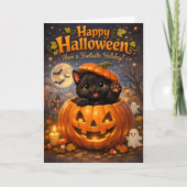 Halloween dieses Jahr Karte (Vorderseite)
