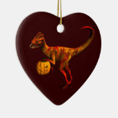 Halloween Dilophosaurus Keramikornament (Rechts)