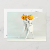 Halloween Dinner und Dance Spooky Party Pumpkin Postkarte (Vorne/Hinten)