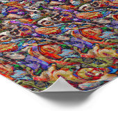 Halloween Dinner - Versteckter 3D-Druck Poster (Ecke)