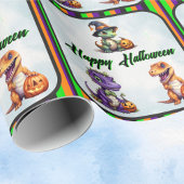 Halloween Dinosaur Dino-Mash-Party Geschenkpapier