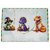 Halloween Dinosaur Dino-Mash-Party Große Geschenktüte (Vorderseite)