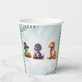 Halloween Dinosaur Dino-Mash-Party Pappbecher (Vorderseite)