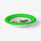 Halloween Dinosaur Dino-Mash-Party Pappteller (Gewinkelt)