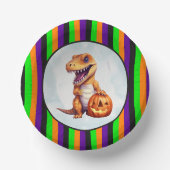 Halloween Dinosaur Dino-Mash-Party Pappteller (Vorderseite)