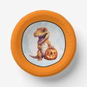Halloween Dinosaur Dino-Mash-Party Pappteller (Vorderseite)