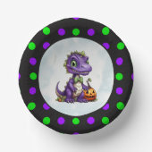Halloween Dinosaur Dino-Mash-Party Pappteller (Vorderseite)