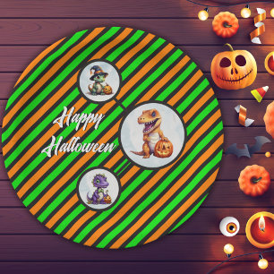 Halloween Dinosaur Dino-Mash-Party Pappteller