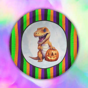 Halloween Dinosaur Dino-Mash-Party Pappteller