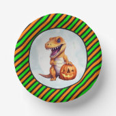 Halloween Dinosaur Dino-Mash-Party Pappteller (Vorderseite)
