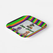 Halloween Dinosaur Dino-Mash-Party Pappteller (Gewinkelt)