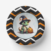 Halloween Dinosaur Dino-Mash-Party Pappteller (Vorderseite)