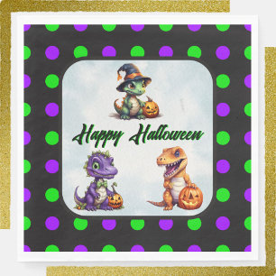 Halloween Dinosaur Dino-Mash-Party Serviette