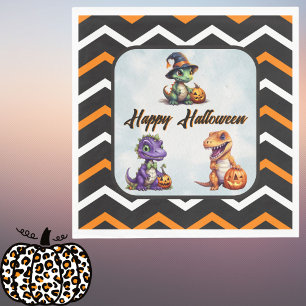 Halloween Dinosaur Dino-Mash-Party Serviette