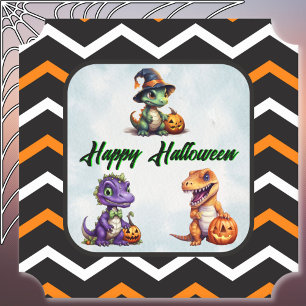 Halloween Dinosaur Dino-Mash-Party Untersetzer