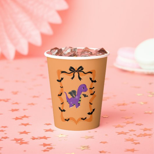 Halloween Dinosaur Pappbecher (Insitu)