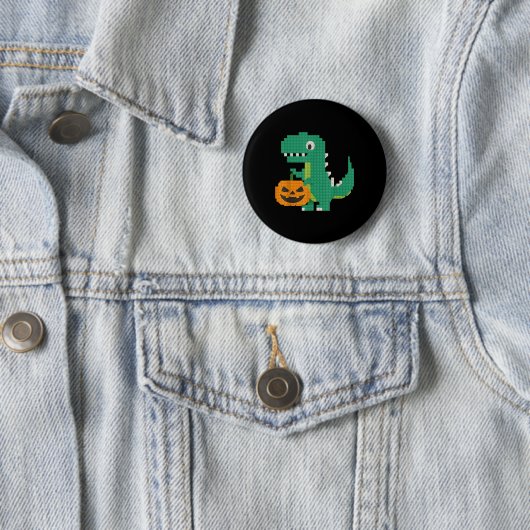 Halloween Dinosaur Pumpkin Master Builder Br Button (Beispiel)