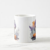 Halloween Dinosaur Pumpkins Kaffeetasse (Mittel)