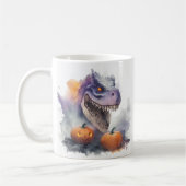 Halloween Dinosaur Pumpkins Kaffeetasse (Links)