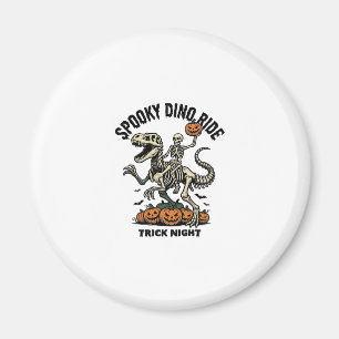 Halloween-Dinosaur-Skelett Vintage-Trick-Ride_1 Magnet