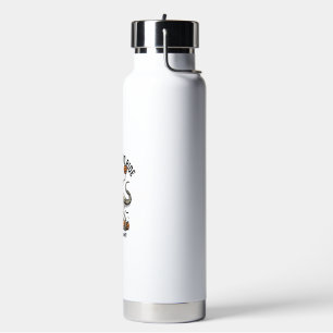 Halloween-Dinosaur-Skelett Vintage-Trick-Ride_1 Trinkflasche
