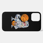 Halloween Dinosaur T rex Mummy Pumpkin Case-Mate iPhone Hülle (Rückseite (Horizontal))