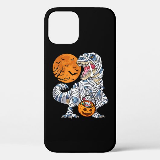 Halloween Dinosaur T rex Mummy Pumpkin Case-Mate iPhone Hülle (Rückseite)