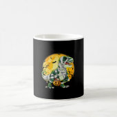 Halloween Dinosaur T rex Mummy Pumpkin Kaffeetasse (Mittel)