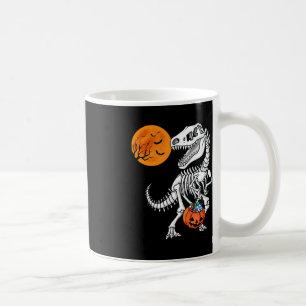Halloween Dinosaur T Rex Skeleton Beängstigend Boy Kaffeetasse
