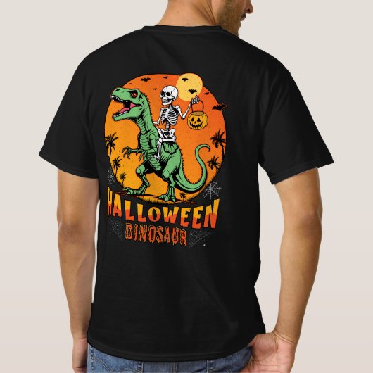 Halloween Dinosaur-T - Shirt (Rückseite)