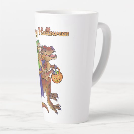 Halloween Dinosaur Tasse Groß (Rechte Ecke)