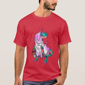 Halloween Dinosaurier Fairy mit Zauberstab suchen T-Shirt