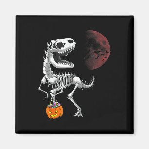 Halloween-Dinosaurier T Rex Skelett Grusel Jungen  Magnet