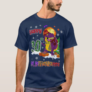 Halloween Dinosaurier Weihnachtsmänner Frauen 30. T-Shirt