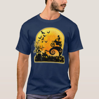 Halloween Dirt Bike Kostüm Funny Motocross Dirt T-Shirt