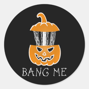 Halloween-Disc-Golf-Kürbis-Frisbee-Golf Ng Me Ske Runder Aufkleber