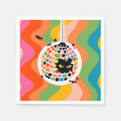 Halloween Disco Ball Paper Napkin Serviette (Vorderseite)
