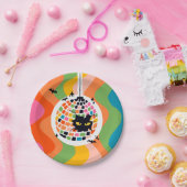 Halloween Disco Ball Paper Plate Pappteller (Party)