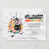 Halloween Disco Ball Party Einladung (Vorderseite)