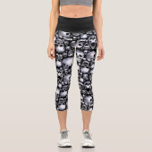 Halloween disco spiegelkugel capri leggings (Vorderseite)