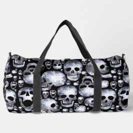 Halloween disco spiegelkugel duffle bag